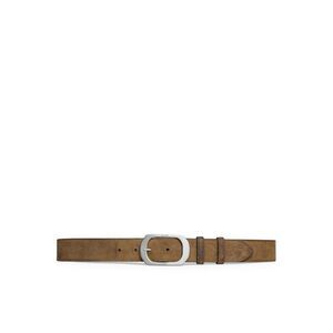 Celine Men Bc-21 35Mm Belt In Suede Calfskin With Waxed Effect